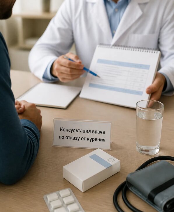 Консультация врача по отказу от курения для взрослых в Усинске